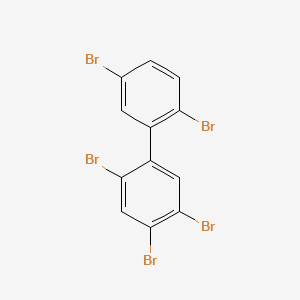 molecular formula C12H5Br5 B1595030 2,2',4,5,5'-Pentabromobiphenyl CAS No. 67888-96-4