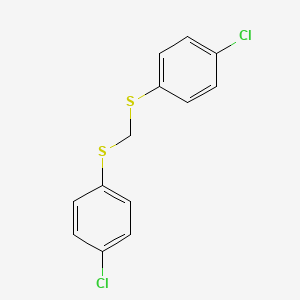 molecular formula C13H10Cl2S2 B1595047 Bis(4-chlorophenylthio)methane CAS No. 2393-97-7