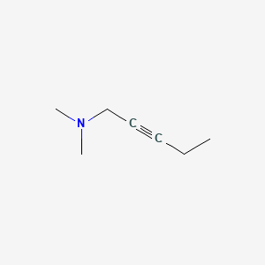 molecular formula C7H13N B1595054 1-二甲基氨基-2-戊炔 CAS No. 7383-77-9
