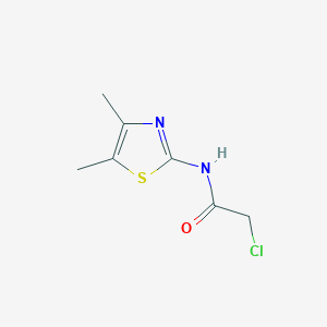 molecular formula C7H9ClN2OS B1595059 2-chloro-N-(4,5-dimethyl-1,3-thiazol-2-yl)acetamide CAS No. 50772-54-8