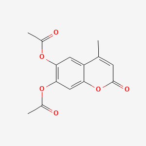 molecular formula C14H12O6 B1595060 6,7-Diacetoxy-4-methylcoumarin CAS No. 55939-28-1
