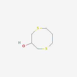 molecular formula C6H12OS2 B1595062 1,5-Dithiacyclooctan-3-ol CAS No. 86944-00-5