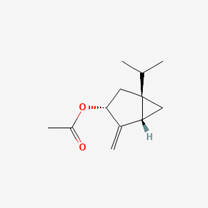 Bicyclo(3.1.0)hexan-3-ol, 4-methylene-1-(1-methylethyl)-, acetate, (1alpha,3beta,5alpha)-