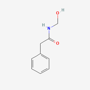 molecular formula C9H11NO2 B1595104 N-(hydroxymethyl)-2-phenylacetamide CAS No. 6291-06-1