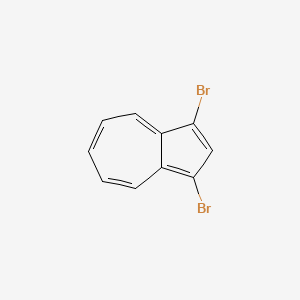 molecular formula C10H6Br2 B1595116 1,3-Dibromoazulene CAS No. 14658-95-8