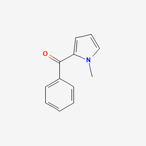 molecular formula C12H11NO B1595120 Methanone, (1-methyl-1H-pyrrol-2-yl)phenyl- CAS No. 37496-06-3