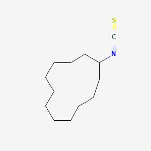 molecular formula C13H23NS B1595124 Cyclododecyl isothiocyanate CAS No. 59037-64-8