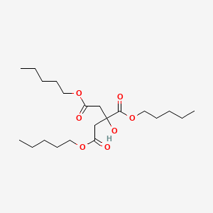 molecular formula C21H38O7 B1595125 Citric acid, tripentyl ester CAS No. 70289-34-8
