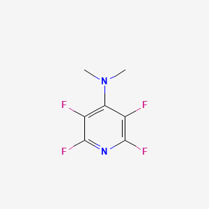 molecular formula C7H6F4N2 B1595130 4-(Dimethylamino)-2,3,5,6-tetrafluoropyridine CAS No. 2875-13-0