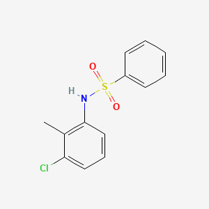 molecular formula C13H12ClNO2S B1595142 N-(3-chloro-2-methylphenyl)benzenesulfonamide CAS No. 16939-21-2