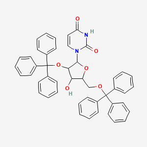 1-[4-Hydroxy-3-trityloxy-5-(trityloxymethyl)oxolan-2-yl]pyrimidine-2,4-dione