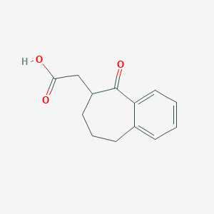 2-(5-oxo-6,7,8,9-tetrahydro-5H-benzo[7]annulen-6-yl)acetic acid