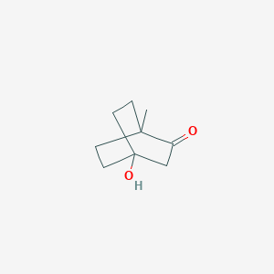 molecular formula C9H14O2 B1595162 4-Hydroxy-1-methylbicyclo[2.2.2]octan-2-one CAS No. 5122-77-0