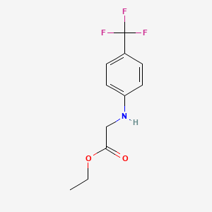 (4-Trifluoromethyl-phenylamino)-acetic acid ethyl ester