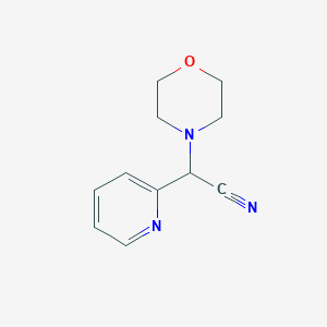 2-(Morpholin-4-yl)-2-(pyridin-2-yl)acetonitrile