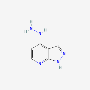 1H-pyrazolo[3,4-b]pyridin-4-ylhydrazine