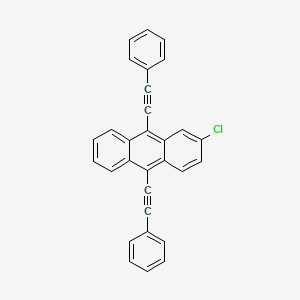 2-Chloro-9,10-bis(phenylethynyl)anthracene