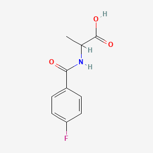 2-(4-Fluorobenzamido)propanoic acid