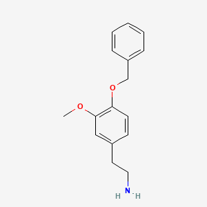 Phenethylamine, 4-(benzyloxy)-3-methoxy-