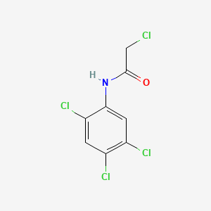 molecular formula C8H5Cl4NO B1595187 2-Chloro-N-(2,4,5-trichlorophenyl)acetamide CAS No. 23595-42-8