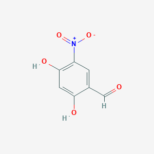 molecular formula C7H5NO5 B1595195 2,4-Dihydroxy-5-nitrobenzaldehyde CAS No. 53844-98-7
