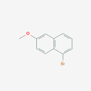 molecular formula C11H9BrO B1595208 6-Methoxy-1-bromo naphthalene CAS No. 83710-62-7