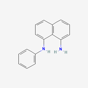 molecular formula C16H14N2 B1595209 1-N-phenylnaphthalene-1,8-diamine CAS No. 30407-81-9