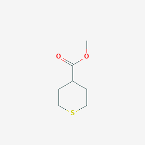 molecular formula C7H12O2S B159521 Methyl thiane-4-carboxylate CAS No. 128094-82-6