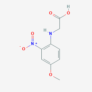 molecular formula C9H10N2O5 B1595212 2-((4-Methoxy-2-nitrophenyl)amino)acetic acid CAS No. 55687-28-0