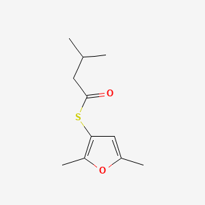 2,5-Dimethyl-3-thioisovalerylfuran