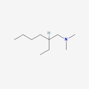 molecular formula C10H23N B1595224 2-Ethyl-N,N-dimethylhexylamine CAS No. 28056-87-3