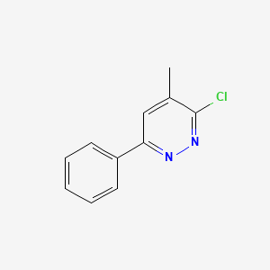 molecular formula C11H9ClN2 B1595225 3-Chloro-4-methyl-6-phenylpyridazine CAS No. 28657-39-8