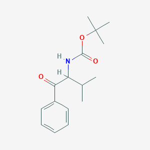 tert-Butyl (3-methyl-1-oxo-1-phenylbutan-2-yl)carbamate