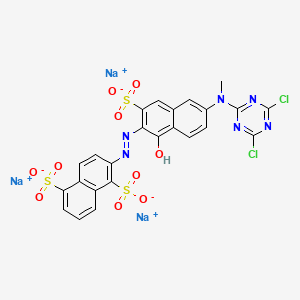 molecular formula C24H13Cl2N6Na3O10S3 B1595245 Reactive orange 4 CAS No. 70616-90-9