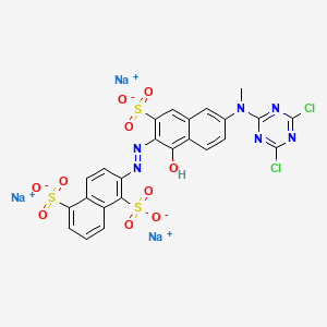 molecular formula C24H13Cl2N6Na3O10S3 B1595245 C.I. Reactive Orange 4 CAS No. 70616-90-9
