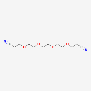 molecular formula C12H20N2O4 B1595246 4,7,10,13-Tetraoxahexadecanedinitrile CAS No. 57741-46-5