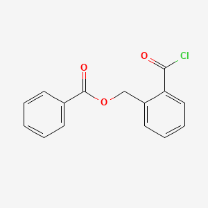 molecular formula C15H11ClO3 B1595247 2-(Benzoyloxymethyl)benzoyl chloride CAS No. 58249-87-9