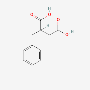 molecular formula C12H14O4 B1595249 2-(4-Methylbenzyl)succinic acid CAS No. 6315-21-5