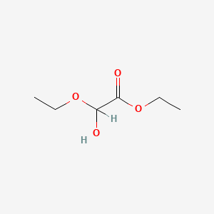 molecular formula C6H12O4 B1595250 Ethyl 2-ethoxy-2-hydroxyacetate CAS No. 49653-17-0