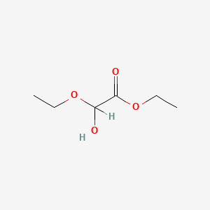 molecular formula C6H12O4 B1595250 Ethyl ethoxyhydroxyacetate CAS No. 49653-17-0