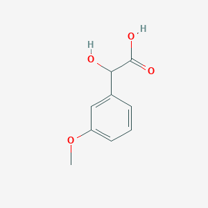 molecular formula C9H10O4 B1595256 2-Hydroxy-2-(3-methoxyphenyl)acetic acid CAS No. 21150-12-9