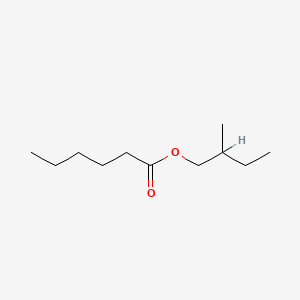 molecular formula C11H22O2 B1595261 2-Methylbutyl hexanoate CAS No. 2601-13-0