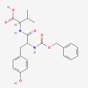 B1595291 N-[(Benzyloxy)carbonyl]tyrosylvaline CAS No. 38972-89-3