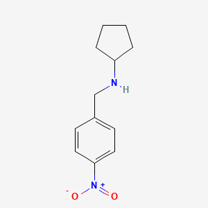 molecular formula C12H16N2O2 B1595292 N-(4-nitrobenzyl)cyclopentanamine CAS No. 70000-59-8