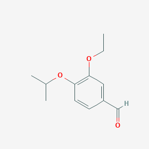 molecular formula C12H16O3 B1595295 3-乙氧基-4-异丙氧基苯甲醛 CAS No. 284044-35-5