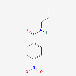 molecular formula C10H12N2O3 B1595298 4-Nitro-N-propylbenzamide CAS No. 2585-24-2