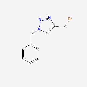 molecular formula C10H10BrN3 B1595300 1-Benzyl-4-(bromomethyl)triazole CAS No. 70380-30-2