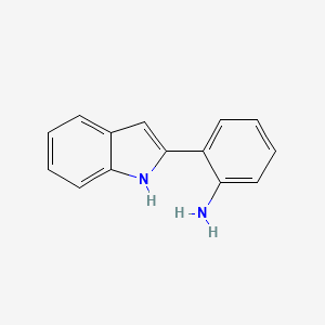 molecular formula C14H12N2 B1595303 2-(2-氨基苯基)吲哚 CAS No. 32566-01-1
