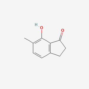 molecular formula C10H10O2 B1595307 7-Hydroxy-6-methyl-1-indanone CAS No. 68293-31-2
