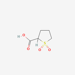 molecular formula C5H8O4S B1595308 1,1-dioxothiolane-2-carboxylic acid CAS No. 80548-40-9
